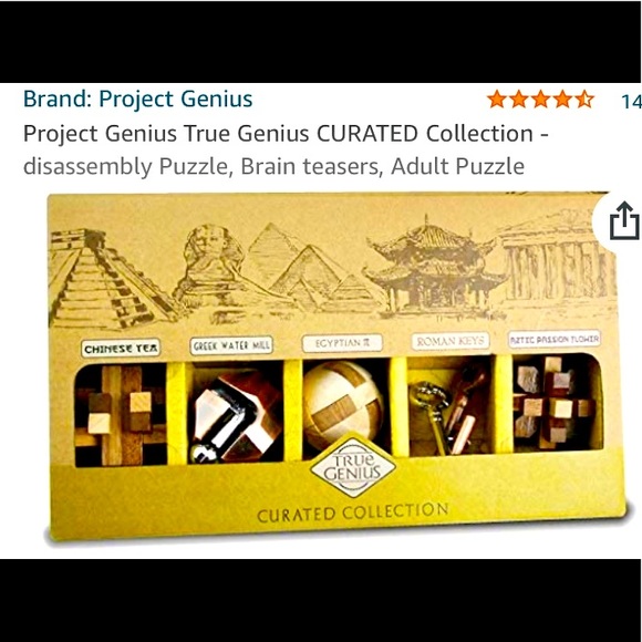 🎁Barnes & Nobles Project Genius Brain Game Teaser - Picture 1 of 3